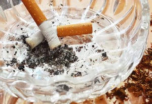 Psilocybin and Smoking Cessation - ash tray
