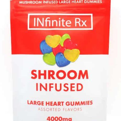 INfinite Rx Shroom Infused Large Heart Gummies (4000mg)