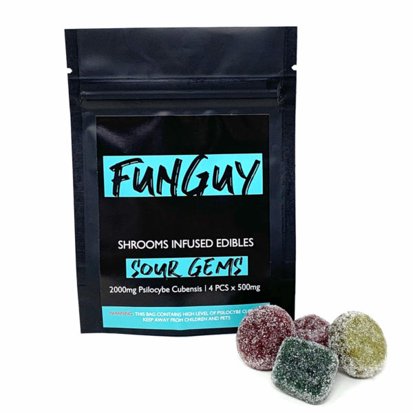 FunGuy Sour Gems 2000mg sold by Pacific Shrooms