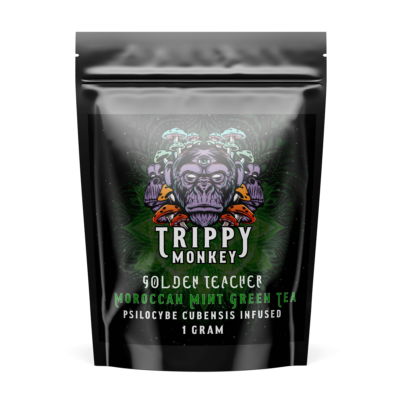Trippy Monkey Moroccan Mint Green Tea sold by Pacific Shrooms