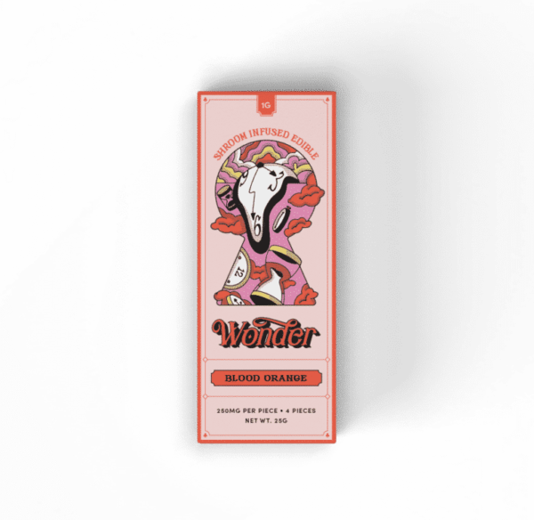 Wonder - Blood Orange Chocolate Bar (1g) sold by Pacific Shrooms