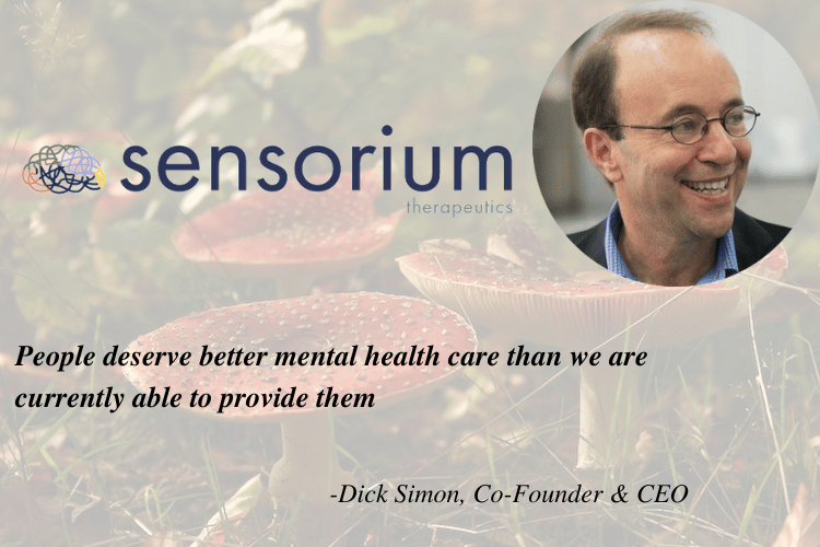 Dick Simon Ceo and co-founder of Sensorium Therapeutics