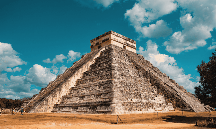 Magic Mushrooms South Central America - mexican pyramid