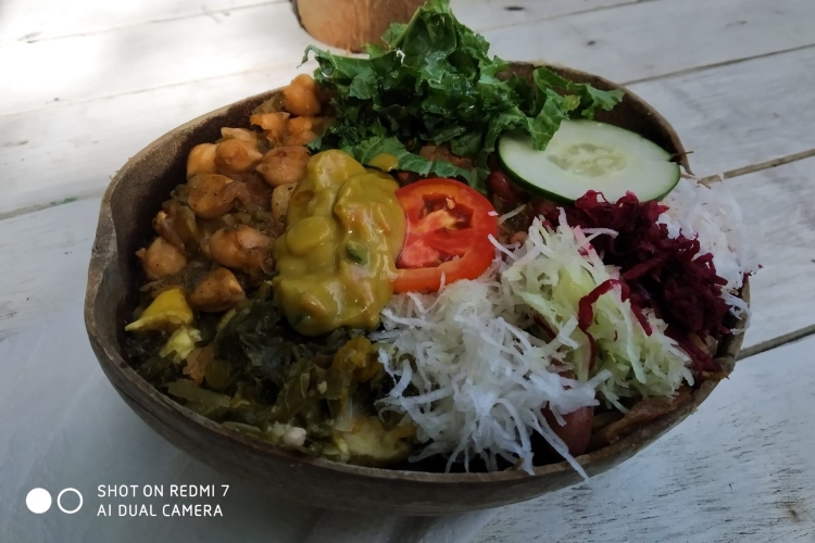 Wholesome and delicious food at Sophrodelic Retreat in Kingston Jamaica