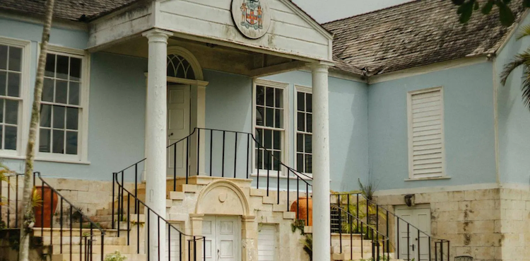 Main building at Beckley Retreats, Jamaica
