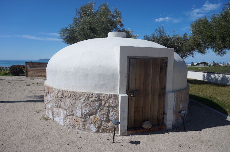 Temazcal sauna at Casa Santa Isabel Ibogaine Treatment Center in Rosarito Beach Mexico
