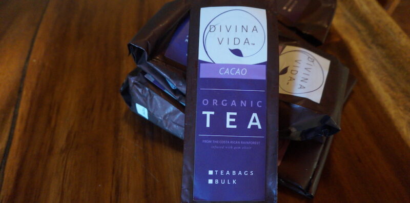 Organic tea made at Divina Vida Cacao Retreat in San Gerardo, Puntarenas, Costa Rica