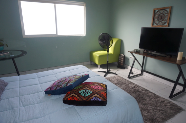 Guest room at Experience Ibogaine Addiction Treatment Center Tijuana Mexico