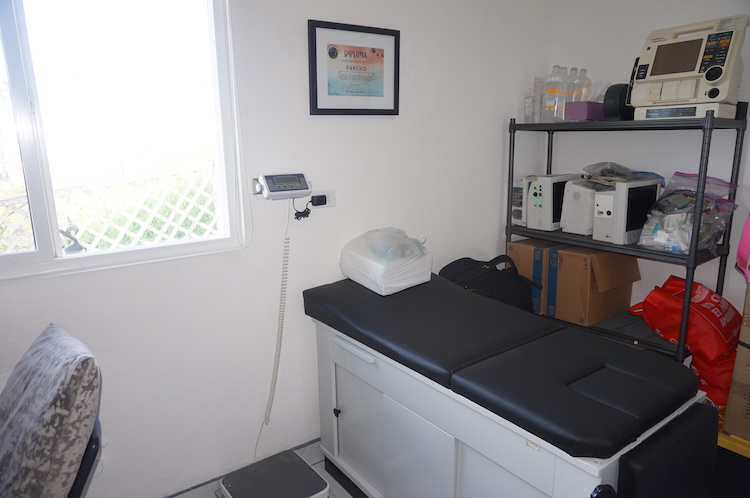 An examination room at Experience Ibogaine Addiction Treatment Center Tijuana Mexico