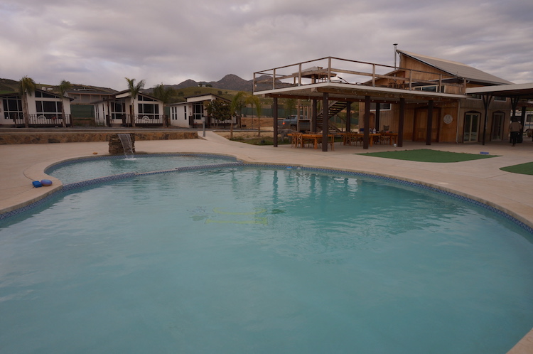The pool at Iboga Protocol Ibogaine Retreat in Ensenada Mexico.