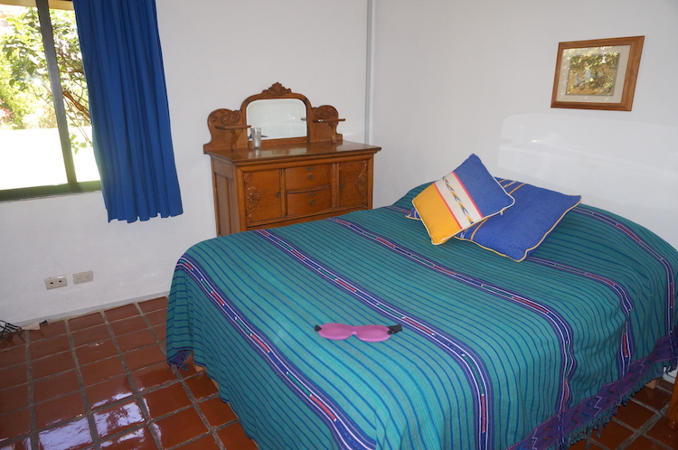Double bed accommodations at Iboga Quest Tepoztlán Ibogaine Retreat Mexico