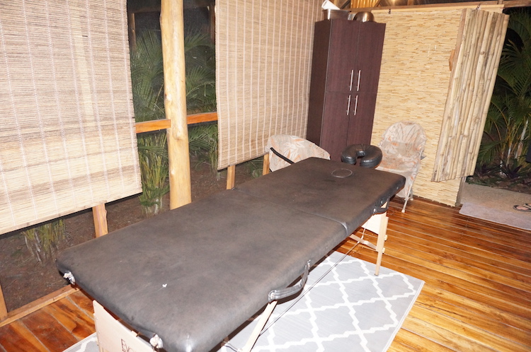 Massage Room at Peace Retreat Costa Rica Psilocybin Ayahuasca Paraiso Guanacaste
