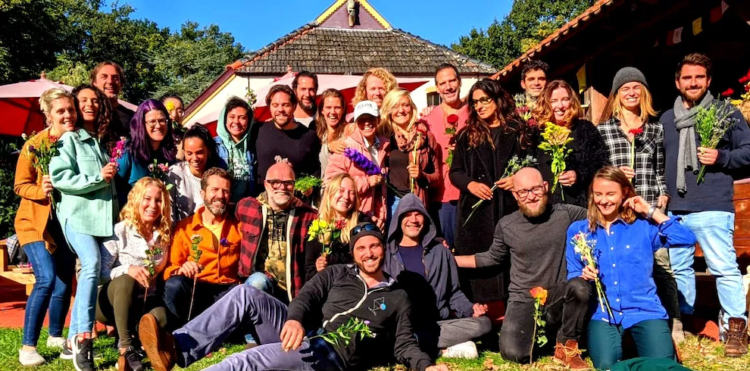 People at Psychedelic Insights psilocybin retreat in Amsterdam Netherlands.