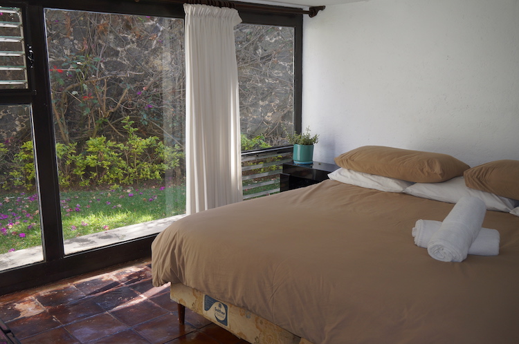 Guest Bedroom at Tandava 5-MeO-DMT Retreats in Tepoztlan, Mexico
