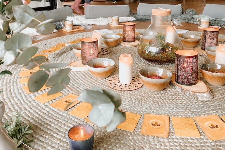 Tea ceremony at Awaken The Medicine Within Psilocybin Retreat in the Netherlands