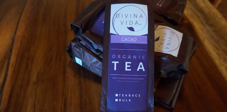 Our own brand of organic tea - Divina Vida Cacao Retreat in San Gerardo, Puntarenas, Costa Rica