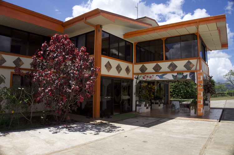 The front of the building at Iboga Wellness Center - San Isidro de El General, San Jose, Costa Rica