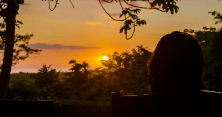 Enjoy the sunset at Kambo Casita Ayahuasca Retreat in Sámara Guanacaste Costa Rica