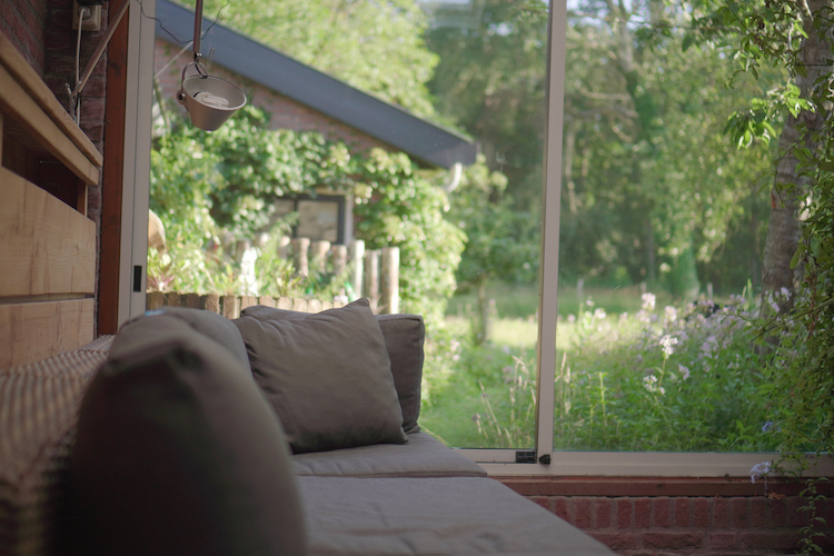 A sitting bench SET & SETTING Psilocybin Mushroom Retreat in Amsterdam, Netherlands