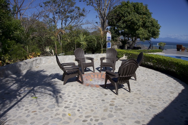 Fire pit at Soltara Healing Center Ayahuasca Retreat in Paquera, Costa Rica