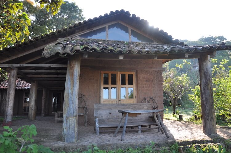 Guest cabin at Ascension Psilocybin Mushroom Retreat in Oaxaca, Mexico