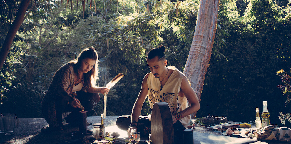 Ritual tools at Soul Medicine Retreats, a psilocybin retreat in Nayarit, Mexico
