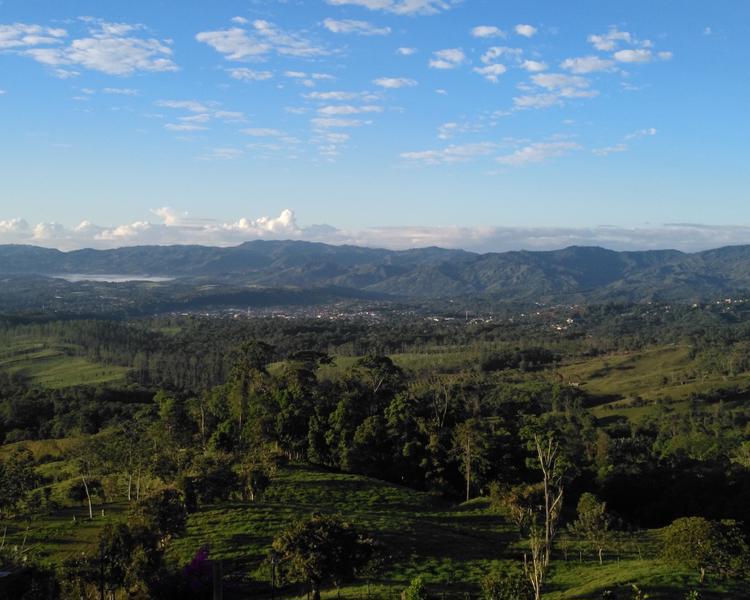 The scenery at Ayahuasca Costa Rica at San Isidro De el General