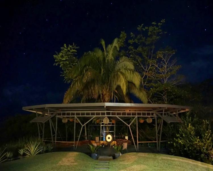 The scenery at New Life Ayahuasca Retreat in Playa Hermosa, Costa Rica