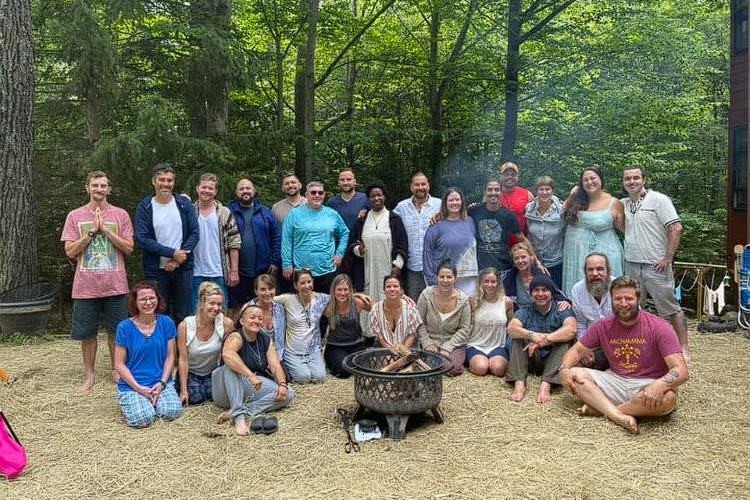 Connecting hearts with friends at Pachamama Ayahuasca Sanctuary Retreats Concord New Hampshire United States