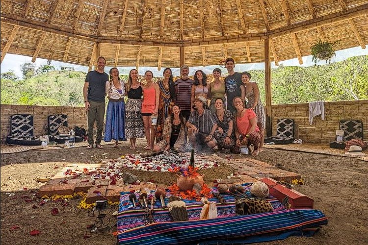 Success etched in smiles. A retreat of achievement, connection, and endless grins here at Ayllu Medicina Ayahuasca San Pedro retreats in Manglaralto, Ecuador