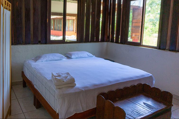 Bedroom for two at Bluestone Ayahuasca Retreat Cancun Mexico
