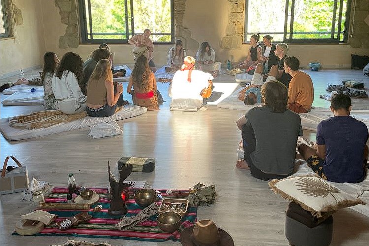 Enveloped in sacred sounds, the Ayahuasca ceremony weaves music and medicine, leading us on a soulful journey at Energetics Explained Ayahuasca Retreat in Sant Salvador de Guardiola Barcelona Catalonia Spain