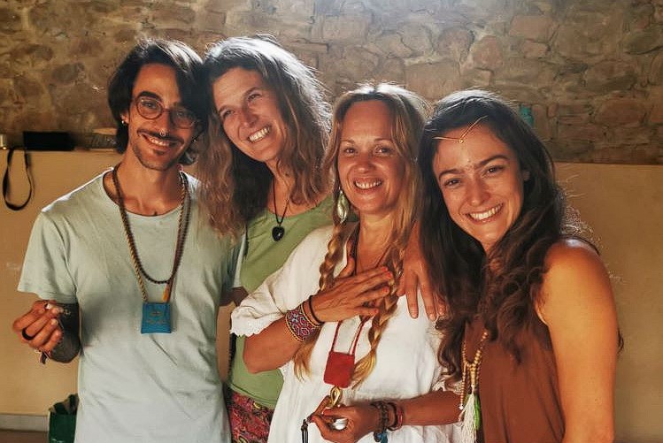 Radiant smiles, heartwarming connections. Amidst the Ayahuasca retreat's transformative journey, joy finds its purest expression at Energetics Explained Ayahuasca Retreat in Sant Salvador de Guardiola Barcelona Catalonia Spain