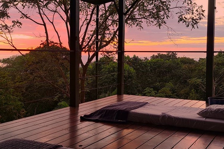 Lying on this massage bed is like floating on a cloud of rejuvenation, as every touch melts away the cares of the day. Pure bliss, one knead at a time at Ikara Iboga Center Dominical Costa Rica