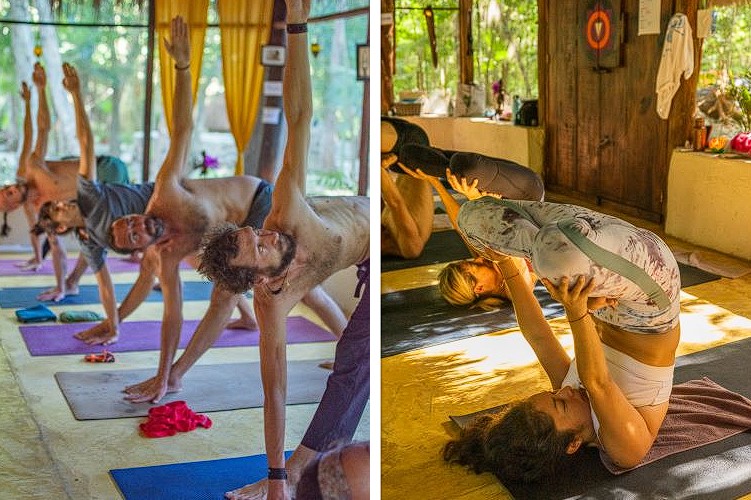 Amidst the serenity of stillness, find your center on the yoga mat. Every breath hones focus, every pose weaves mindfulness. A journey inward, guided by the rhythm of your heart at One Breath of Yoga Psychedelic Retreat Puerto Morelos Mexico