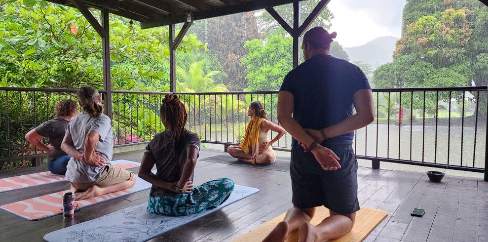 Inhale confidence, exhale doubt. The power of yoga is real at Operation: Heal Our Heroes, A Psilocybin Retreat in Hawaii