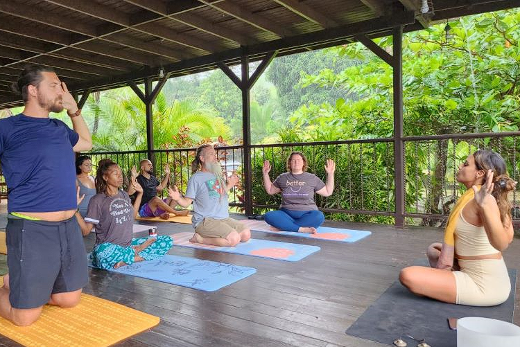 Finding your sanctuary in every stretch and pose and the journey of the self, through the self, to the self at Operation: Heal Our Heroes, A Psilocybin Retreat in Hawaii
