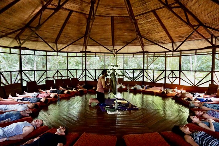 Resonating with Healing Frequencies: Soundscapes that Uplift and Restore here at Nimea Kaya Healing Center Ayahuasca Retreat in Pucallpa Ucayali, Peru