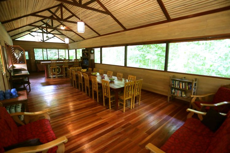Elegance Meets Functionality: Where Every Meal is a Masterpiece in Our Immaculate Kitchen and Dining Room here at Nimea Kaya Healing Center Ayahuasca Retreat in Pucallpa Ucayali, Peru