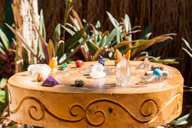 Crystalline Beginnings: Each mineral, a beacon of energy and intention, meticulously selected to enhance the sacred space of retreat preparation, grounding and guiding us on our journey inward.