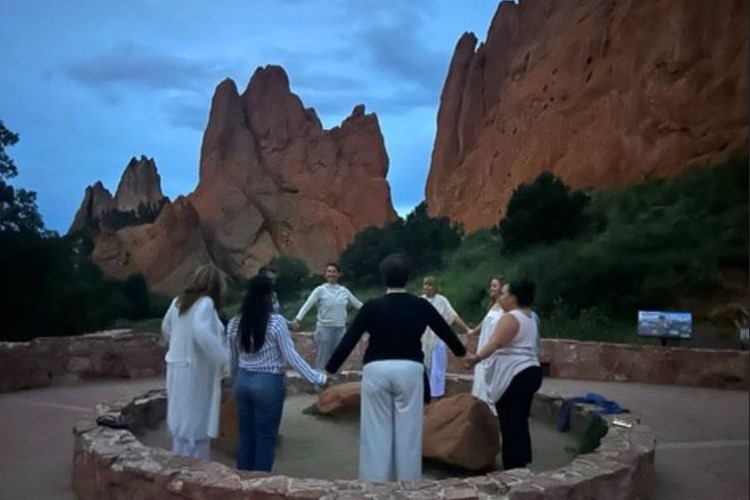 Embracing serenity and connection: A journey of renewal and reflection in the heart of nature's tranquility during our unforgettable retreat experience here at Psilocybin Self Discovery Retreat Colorado, United States.